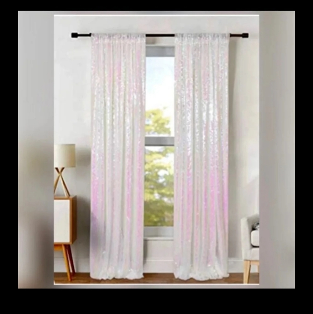 Brand new iridescent curtains / backdrops